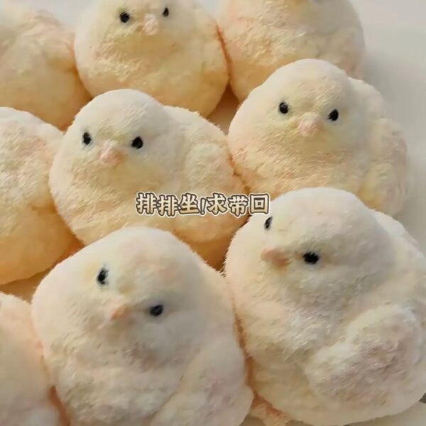 little yellow chicken squishy