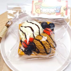 ice cream thick toast squishy