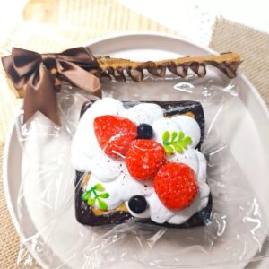 strawberry cream thick toast squishy