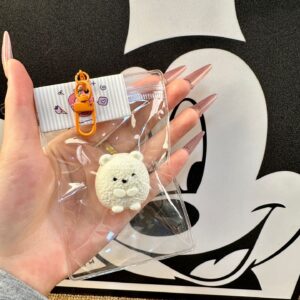 mini white bear squishy