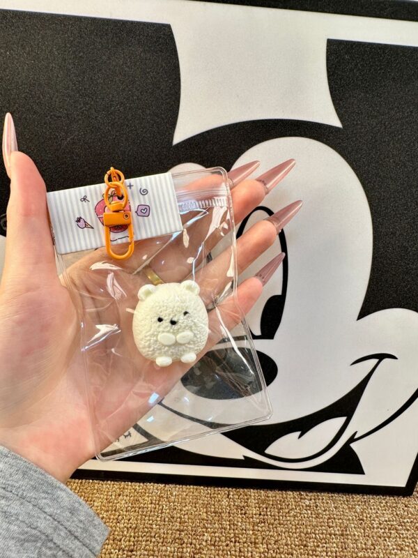 mini white bear squishy